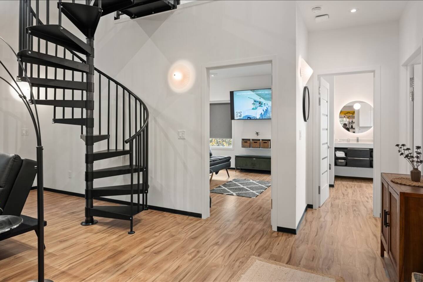 Barndo 1B · Three-bedroom house at Cedar Pond Farms in Jefferson City — a three-bedroom barndominium on a working farm with Scottish Highland cattle.