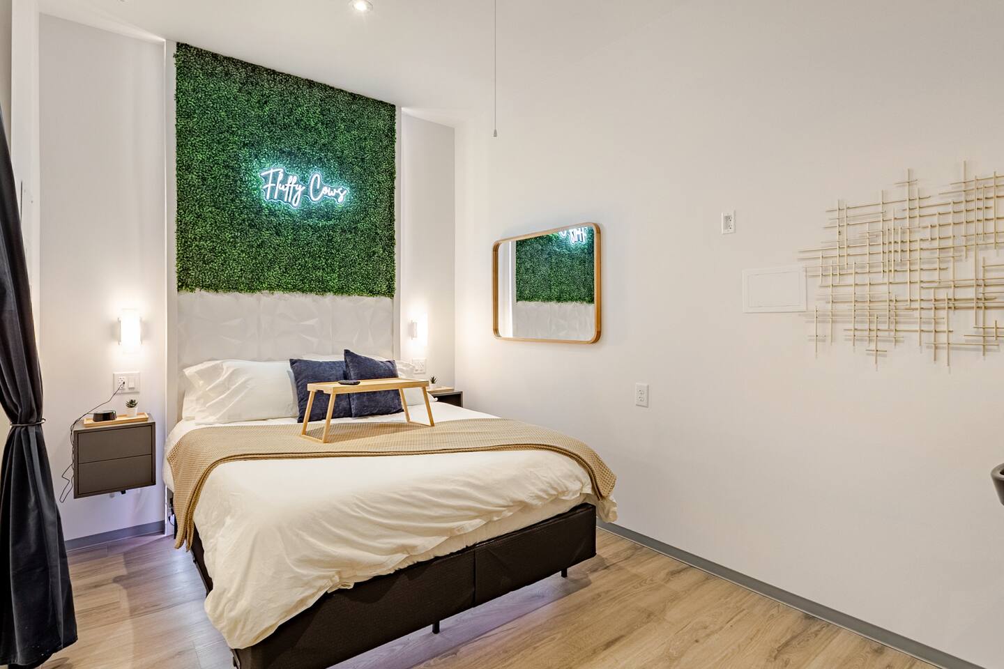 Barndo 3AN at Cedar Pond Farms in Jefferson City — a one-bedroom barndominium suite on a working farm with Scottish Highland cattle.