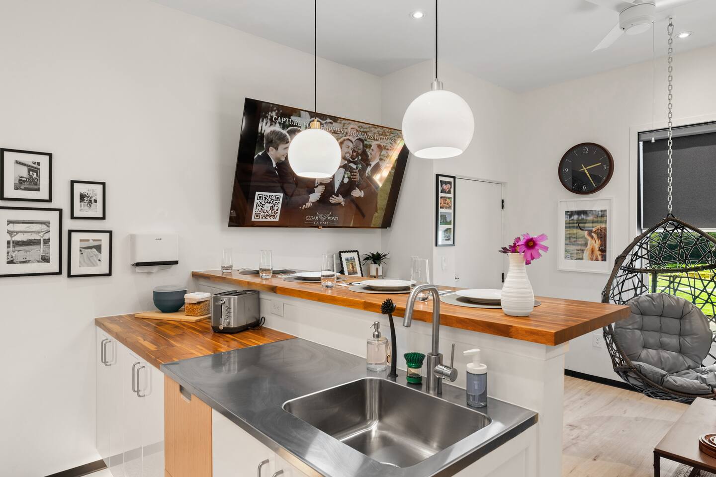 A look around Fairland Ridge · Barndos 1, 2 & 3, one of the whole-barndominium rental stays guests book for a farm weekend in the Tennessee foothills near the Smokies.
